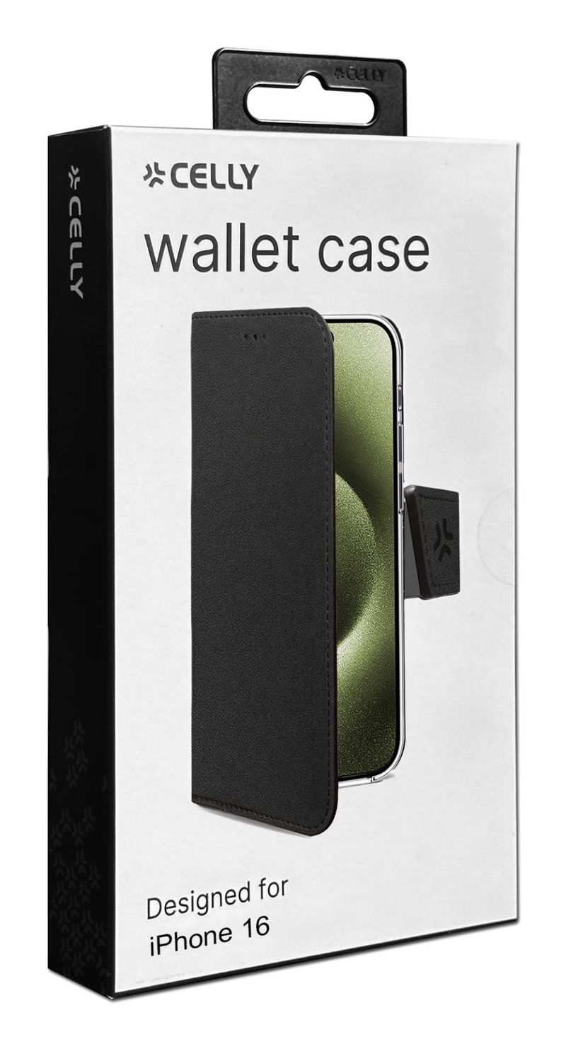 Celly-WALLY1078-custodia-per-cellulare-155-cm--6.1--Custodia-a-borsellino-Nero