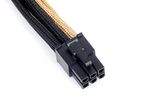 Silverstone-PP07-IDE6BG-03-m--Silverstone-6-pin-PCIe-to-6-pin-PCIe-Cable-25-cm---Black---Gold-