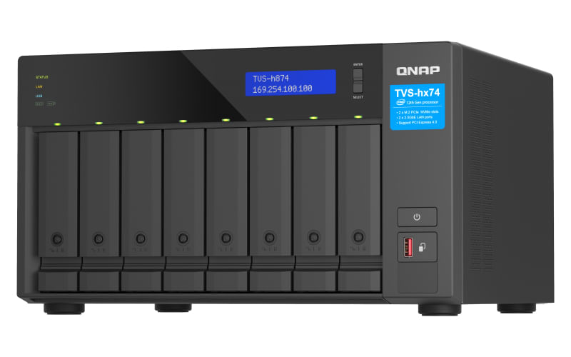 QNAP-TVS-h874-NAS-Tower-Collegamento-ethernet-LAN-Nero-i5-12400