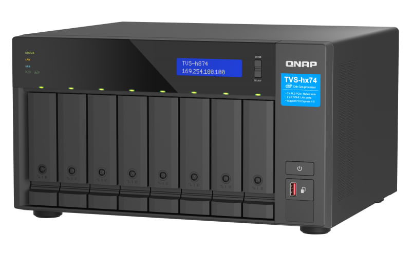 QNAP-TVS-h874-NAS-Tower-Collegamento-ethernet-LAN-Nero-i5-12400
