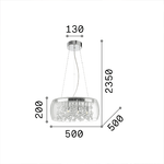 Sospensione-Moderna-Audi-80-Metallo-Trasparente-8-Luci-G9-3W-3000K-Luce-Calda