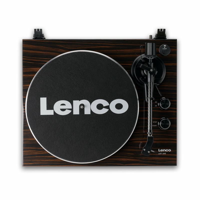 Lenco-LBT-345WA-piatto-audio-Giradischi-con-trasmissione-a-cinghia-Nero