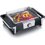 Severin PG 8113 BOOST Grill Da tavolo Elettrico Nero, Argento 3000 W