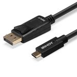 Lindy-43305-cavo-e-adattatore-video-5-m-USB-tipo-C-DisplayPort-Nero--5M-Usb-Type-C-To-Dp-Adapter---Cable-With-Hdr---Warr