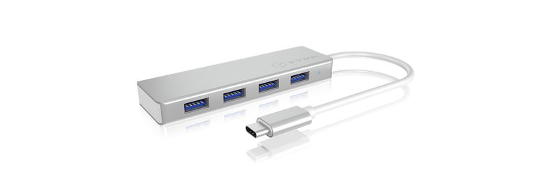 ICY-BOX-IB-HUB1425-C3-USB-3.2-Gen-1--3.1-Gen-1--Type-C-5000-Mbit-s-Argento