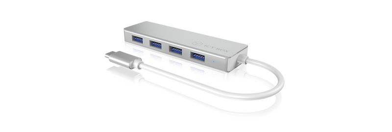 ICY-BOX-IB-HUB1425-C3-USB-3.2-Gen-1--3.1-Gen-1--Type-C-5000-Mbit-s-Argento
