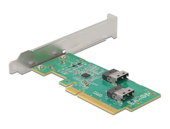 Anschlsse-intern-2-x-38-Pin-SFF-8654-4i-Buchse---1-x-PCI-Express-x8-V4.0--Untersttzt-NVM-Express--NVMe---Datentransferra