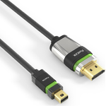 Purelink Ultimate Serie  MiniDP Kabel mit 24 kt  vergoldeten Przisions-Steckkontakten und ULS (Ultra Lock System)  DP1