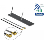 DeLOCK Doppia antenna WLAN 802.11 ac/ax/a/h/b/g/n 2 x autoadesivo interno PCB I-PEX Inc., MHF® I maschio 2,2 – 4