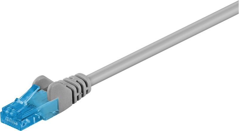 Wentronic-goobay---Patch-Kabel---RJ-45--M--bis-RJ-45--M----25-cm---UTP---CAT-6a---halogenfrei-ohne-Haken-verseilt---Gr