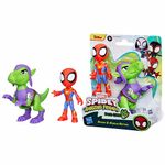 Marvel-Spidey-e-I-Suoi-Fantastici-Amici-Spidey-con-Cattivo-Dino-Spidey-set-di-action-figure-Dino-Webs-di-Spidey-e-Goblin-Raptor