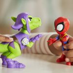 Marvel-Spidey-e-I-Suoi-Fantastici-Amici-Spidey-con-Cattivo-Dino-Spidey-set-di-action-figure-Dino-Webs-di-Spidey-e-Goblin-Raptor