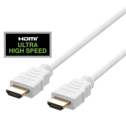 Deltaco-HU-30A-cavo-HDMI-3-m-HDMI-tipo-A-Standard-Bianco--Deltaco-Ultra-High-Speed-HDMI-to-HDMI-3m---White-