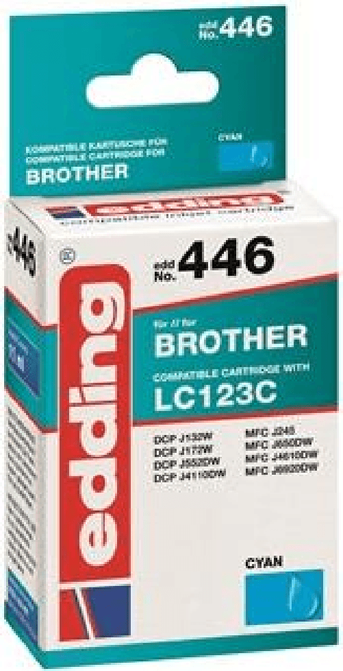 cartuccia-per-stampante-edding-EDD-446-ciano-compatibile-con-Brother-LC-123C