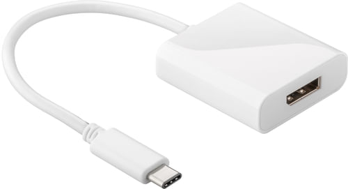 Adattatore-Wentronic-Goobay-USB-C---DisplayPort-bianco---per-il-collegamento-tra-dispositivi-USB-C-e-DisplayPort--66257-