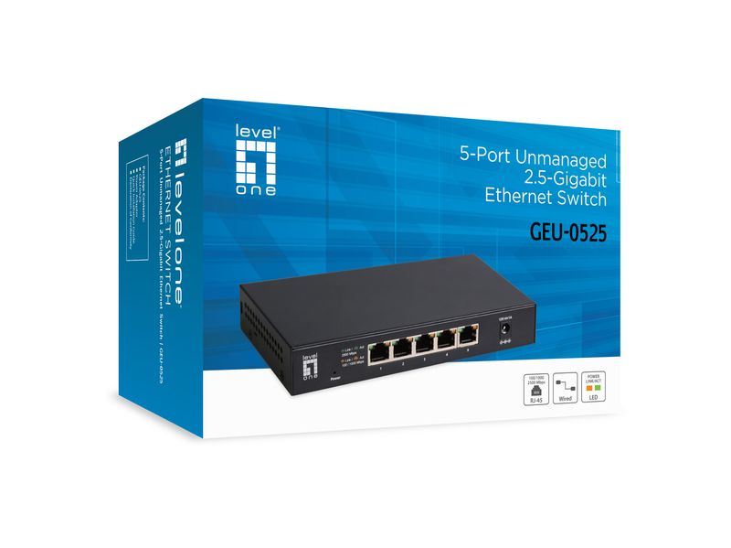 LevelOne-GEU-0525-switch-di-rete-Non-gestito-2.5G-Ethernet--100-1000-2500--Nero