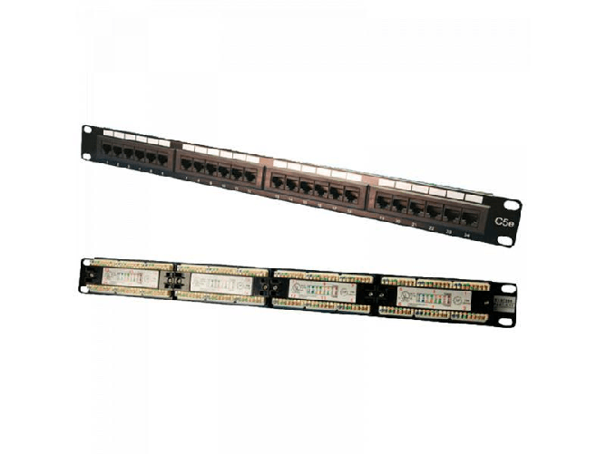 Logilink-Patch-Panel-19-CAT5e-24-porte-non-schermato-nero--NP0027-