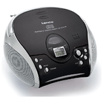 Lenco SCD-24 Digitale FM Nero, Argento Riproduzione MP3