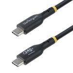 StarTech.com Cavo di Ricarica USB-C da 4m, cavo USB-C certificato USB-IF, 240W PD EPR, cavo trasferimento dati USB 2