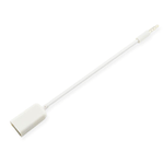 Microconnect AUDUSBFW cavo audio 02 m 3.5mm USB tipo A Bianco (Adapter 3.5mm to USB A female - White Color 20cm - Warran