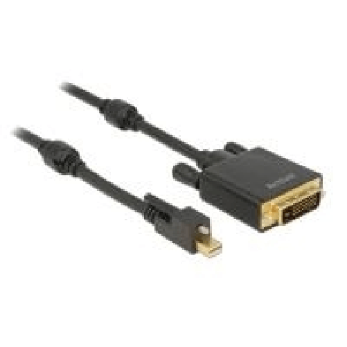 DeLOCK-Cavo-mini-Displayport-1.2-maschio-con-vite--DVI-maschio-4K-attivo---Convertitore-video---Parade-PS171---DisplayPo