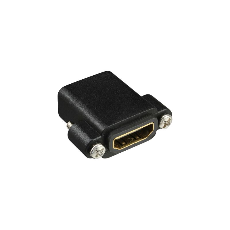 Adattatore-HDMI-per-installazione-con-filettatura---Presa-presa-A---contatti-dorati