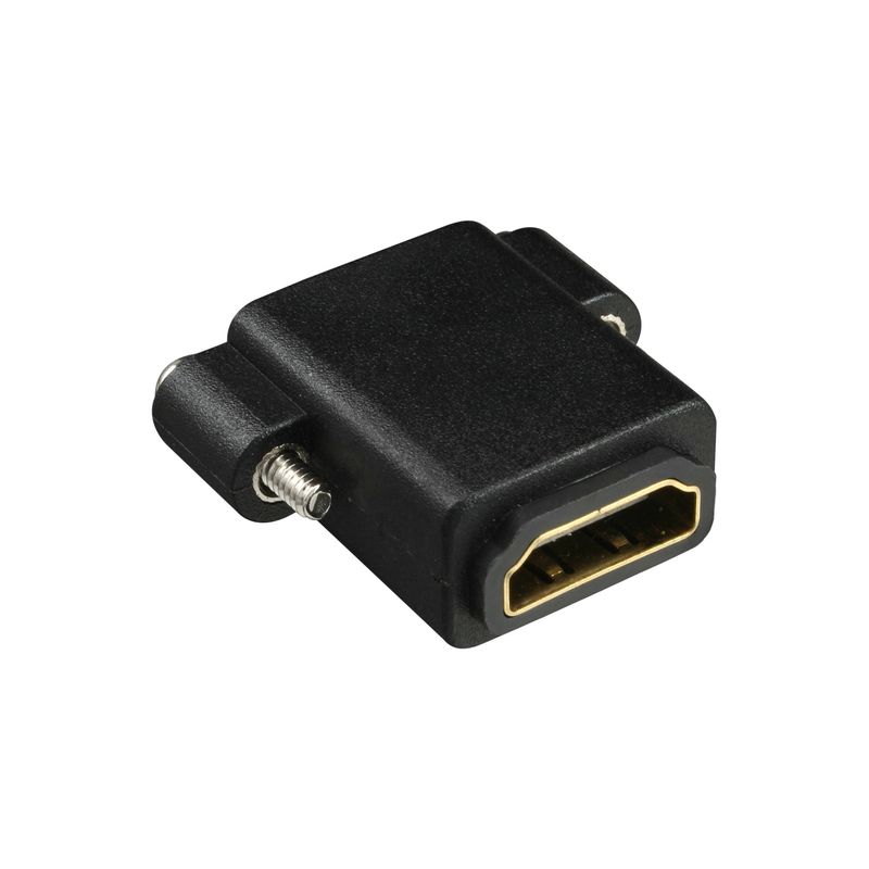 Adattatore-HDMI-per-installazione-con-filettatura---Presa-presa-A---contatti-dorati