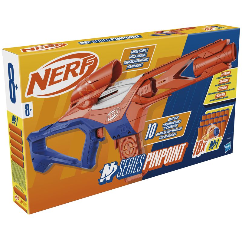 Nerf-N-Series-Pinpoint-blaster-con-18-dardi-N1-caricatore-da-10-dardi-giocattoli-per-bambini-e-bambine-dagli-8-anni-in-su