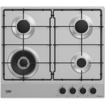 Beko HIAW64224SXE Acciaio inossidabile Da incasso 58 cm Gas 4 Fornello(i)