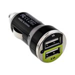 InLine Adattatore di alimentazione per caricabatteria da auto USB - da 12-24 V CC a 5 V CC-21 A - Mini