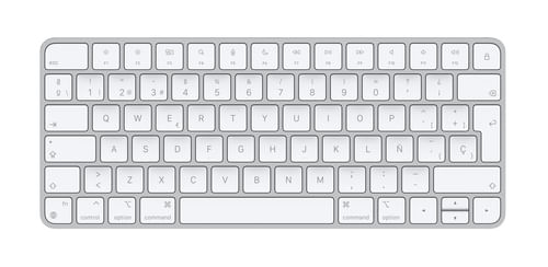 Apple-Magic-tastiera-USB--Bluetooth-Spagnolo-Alluminio-Bianco--Apple-Magic-Keyboard---Keyboard---Bluetooth---QWERTY---Sp