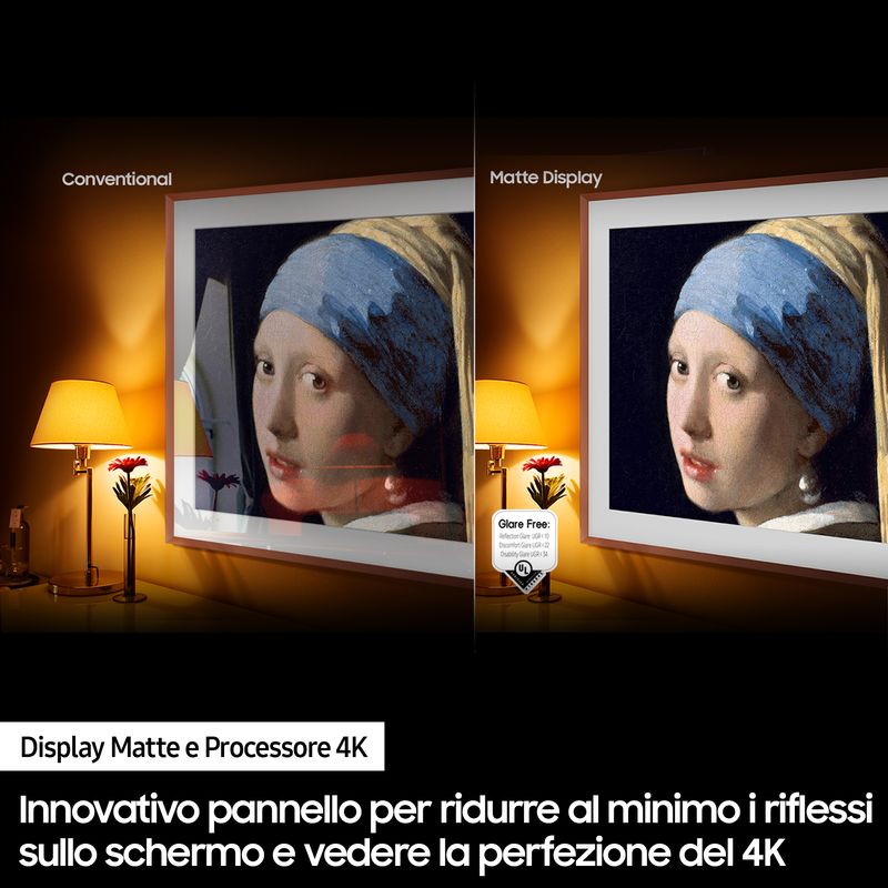 Samsung-The-Frame-TV-4K-43”-43LS03B-Smart-TV-Wi-Fi-Black-2022-Processore-4K-Cornice-personalizzabile-Display-anti-riflesso-Suono-dinamico