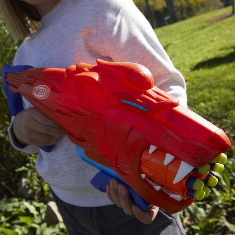 Nerf-Junior-Wild---Lionfury-blaster-facile-da-usare-16-dardi-Elite-blaster--giocattoli-a-tema-leoni-giocattoli-da-esterno