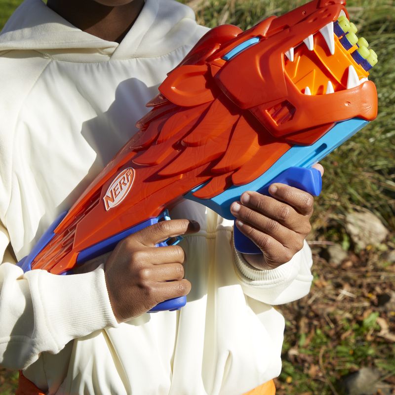 Nerf-Junior-Wild---Lionfury-blaster-facile-da-usare-16-dardi-Elite-blaster--giocattoli-a-tema-leoni-giocattoli-da-esterno