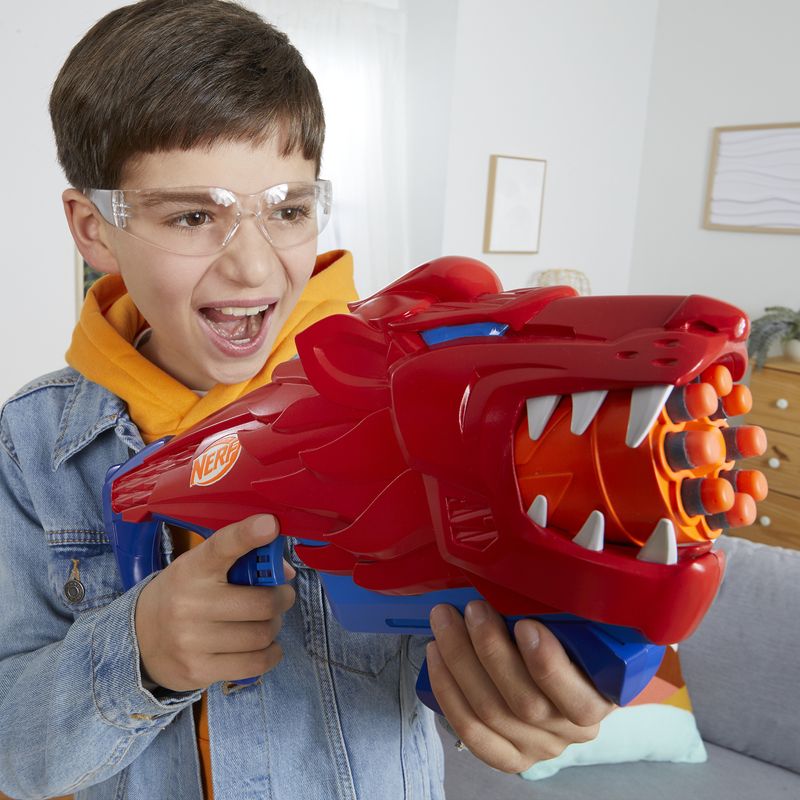 Nerf-Junior-Wild---Lionfury-blaster-facile-da-usare-16-dardi-Elite-blaster--giocattoli-a-tema-leoni-giocattoli-da-esterno