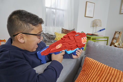 Nerf-Junior-Wild---Lionfury-blaster-facile-da-usare-16-dardi-Elite-blaster--giocattoli-a-tema-leoni-giocattoli-da-esterno