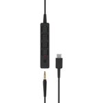 EPOS--SENNHEISER-ADAPT-130-USB-C-Auricolare-Cablato-A-Padiglione-Musica-e-Chiamate-USB-tipo-C-Nero