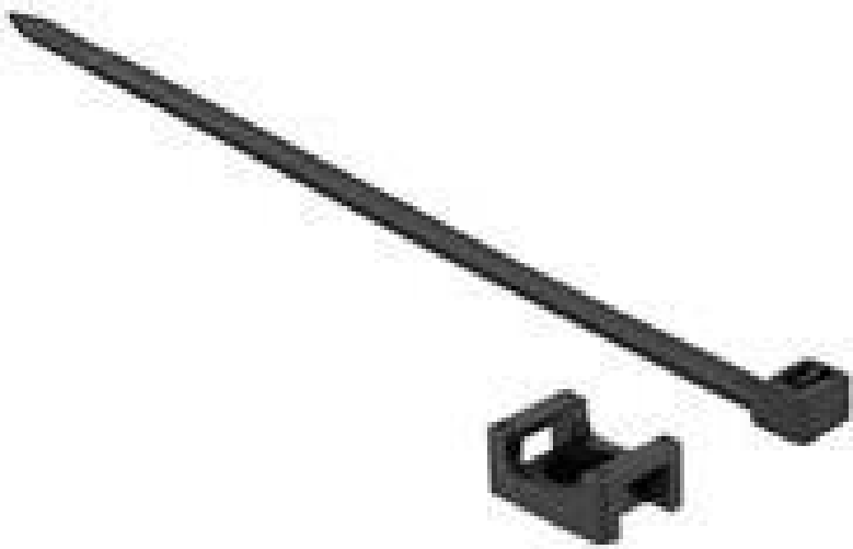 Delock-Supporto-a-vite-23-x-16-mm-con-fascetta-L-150-x-P-72-mm-nero