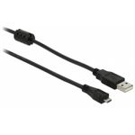 Delock USB2.0 A-Stecker zu USB micro-B Stecker  Kabellnge 2m  mit Ferritkern