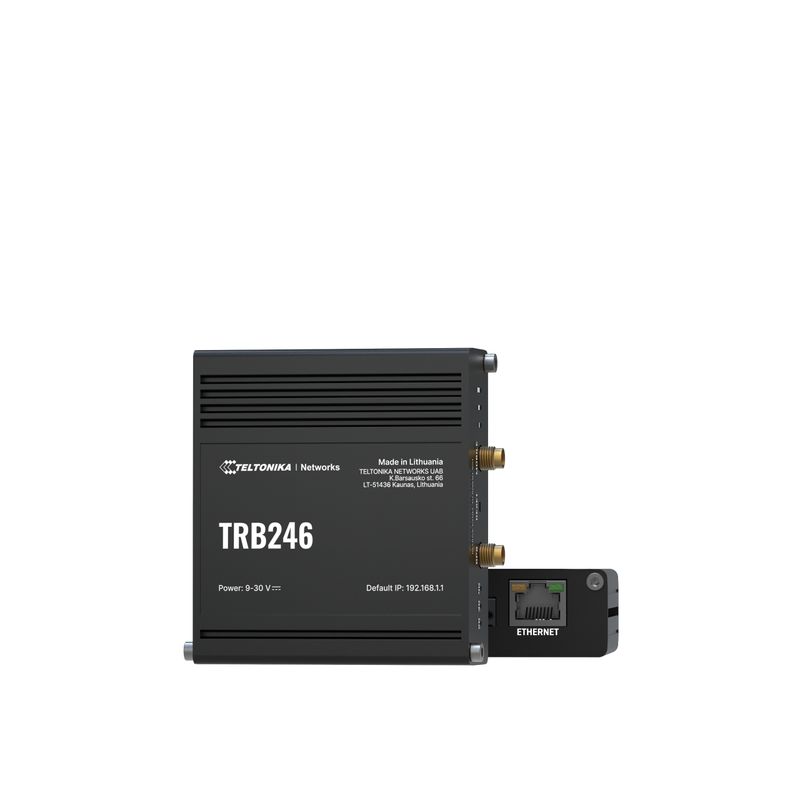 Teltonika-Router-industriale-gateway-IoT-LTE-TRB246-Cat4-1x-RJ45-100Mb-s-IP30--TRB246-EU-Compact---industrial-4G-LTE-gat