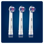 Braun Refill Eb18-3 Probright 3 Testine Ricambio Spazzolino Elettrico