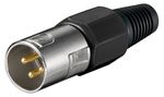 Wentronic-goobay---Audio-Stecker---XLR3-Stecker---abgeschirmt---Schwarz--11749-