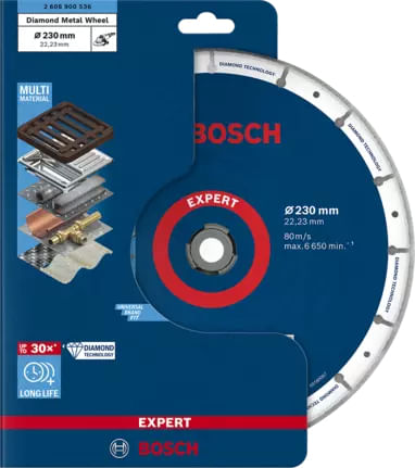 Bosch-2-608-900-536-fornitura-per-utensili-rotanti-per-molatura-levigatura-Ghisa-Metallo-Plastica-Acciaio-inossidabile-A