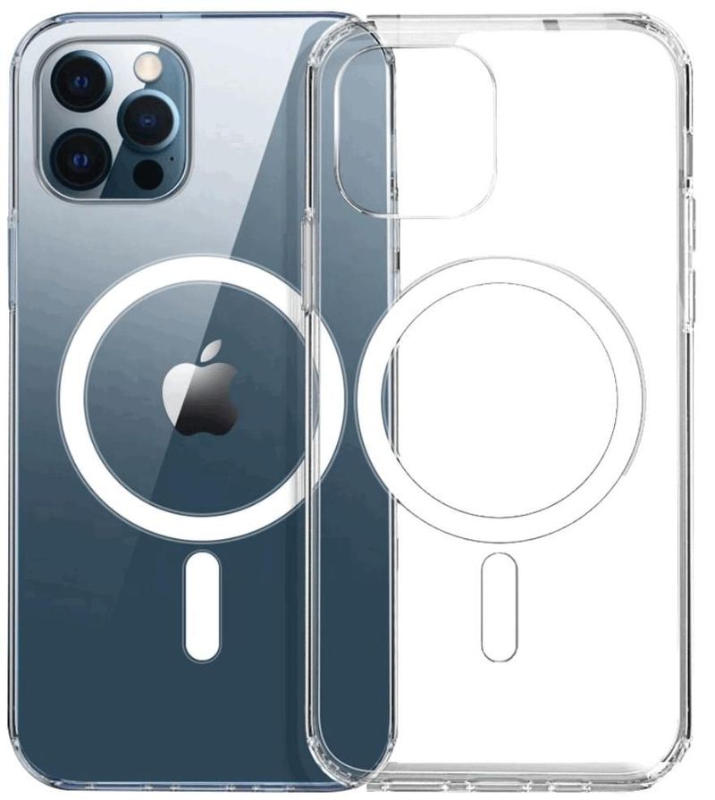 eSTUFF-ES671220-custodia-per-cellulare-Cover-Trasparente--Cover-for-BERLIN-iPhone-12-12-Pro-Clear---Magnetic-Cover.-Mate