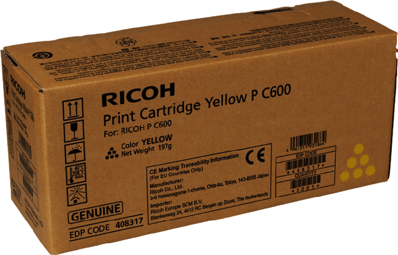 Ricoh-408317-cartuccia-toner-1-pz-Originale-Giallo