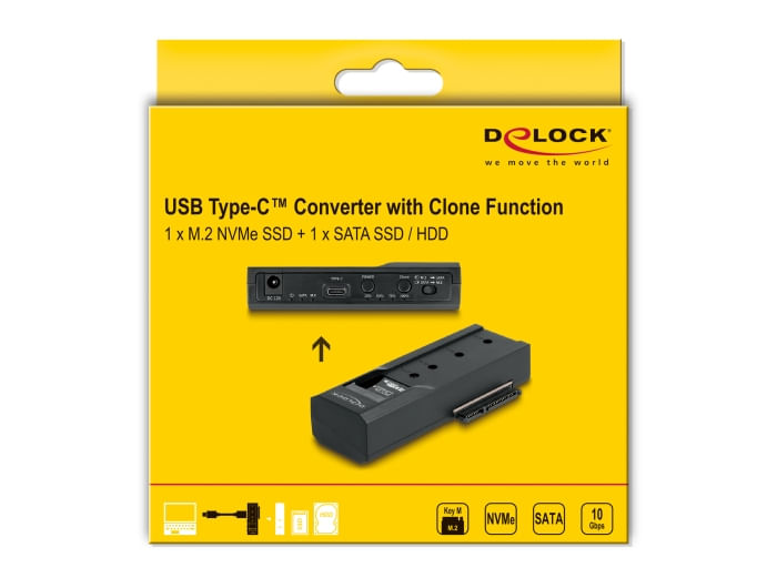 Delock-Convertitore-USB-Type-C-per-1-x-SSD-M.2-NVMe-