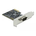 DeLOCK PCI Express Card to 1 x Serial RS-232 - Serieller Adapter - PCIe 2,0 Low-Profile - RS-232 x 1 - Schwarz (90000)