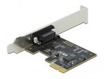 DeLOCK-PCI-Express-Card-to-1-x-Serial-RS-232---Serieller-Adapter---PCIe-20-Low-Profile---RS-232-x-1---Schwarz--90000-