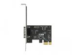 DeLOCK-PCI-Express-Card-to-1-x-Serial-RS-232---Serieller-Adapter---PCIe-20-Low-Profile---RS-232-x-1---Schwarz--90000-