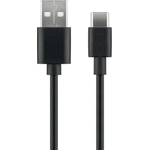 Microconnect USB3.1CCHAR1B cavo USB USB 2.0 1 m USB A USB C Nero